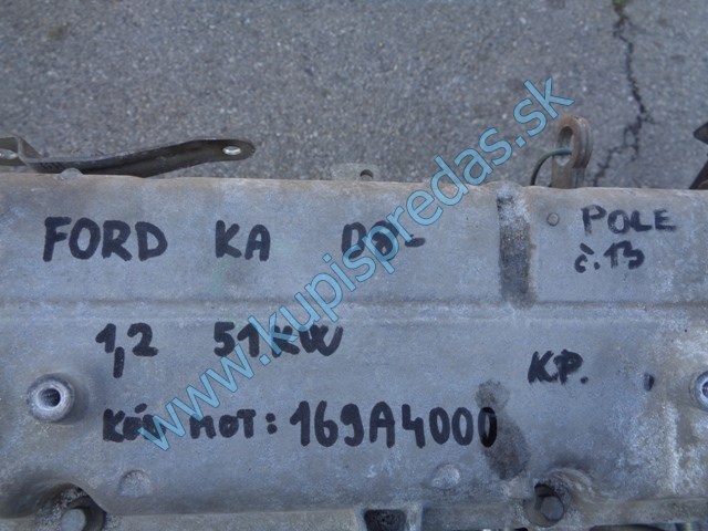 motor na ford ka, 169A4000, 